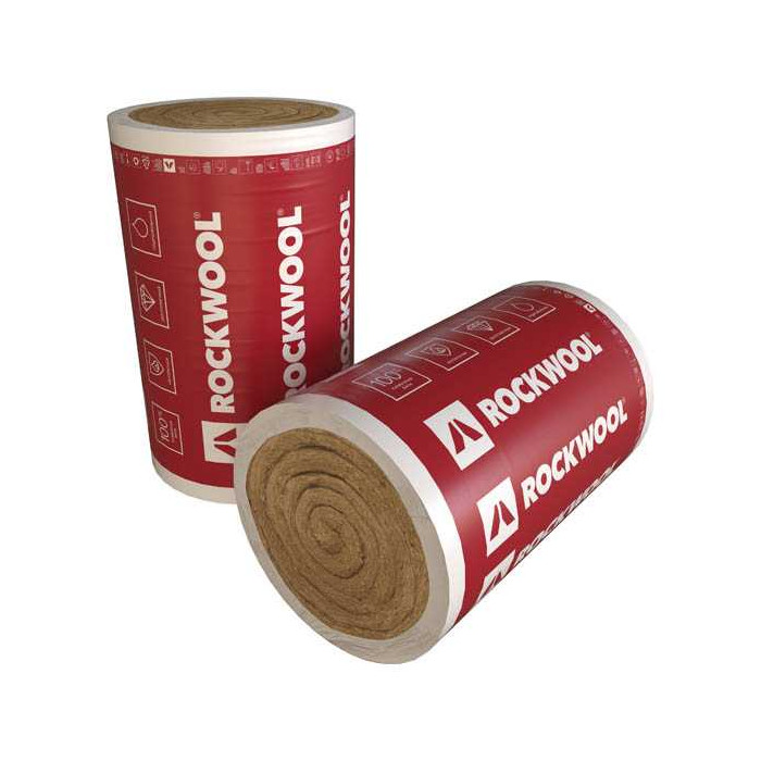 Маты прошивные Rockwool Alu Wired Mat 80 50х1000х5000 (с фольгой)