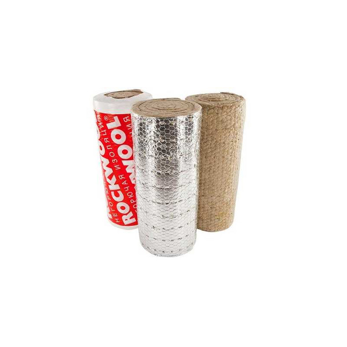 Маты прошивные Rockwool Alu Wired Mat 105 70х1000х2000 (с фольгой)